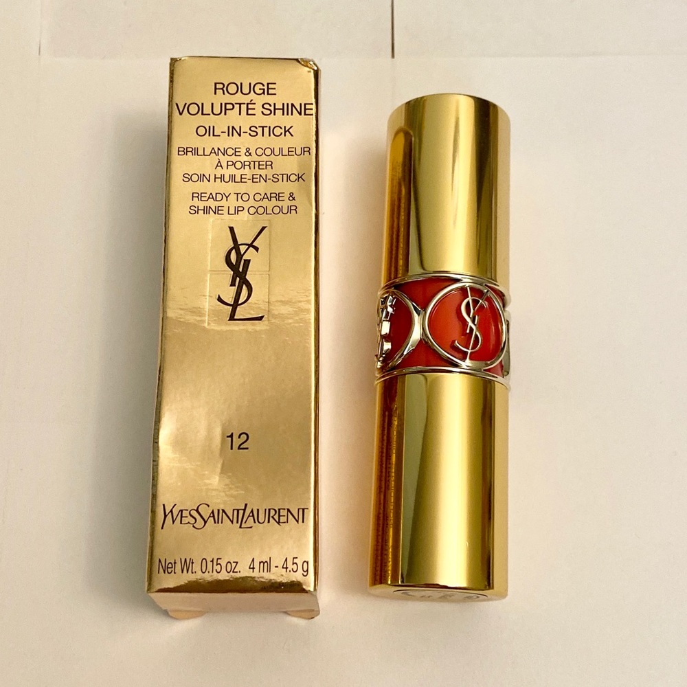 YSL rouge volupte shine oil in stick 12